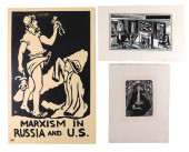 THREE 20TH C. PRINTS, INCLUDIN