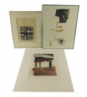 THREE 20TH C. WORKS ON PAPER,