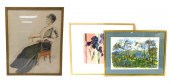 THREE 20TH C. WORKS ON PAPER: