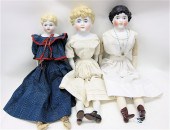 THREE 20TH CENTURY CHINA HEAD