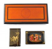 THREE 20TH CENTURY RECTANGULAR