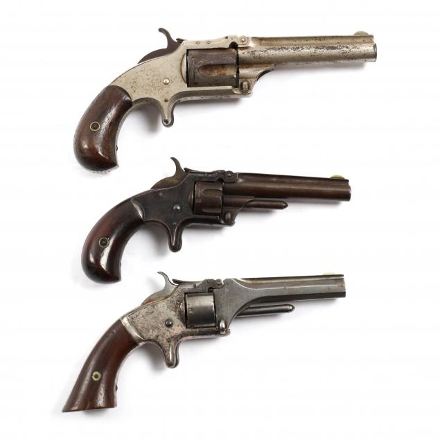 THREE (3) 19TH CENTURY SPUR TRIGGER
