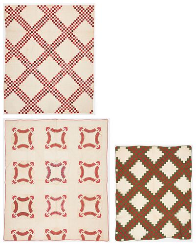 THREE (3) EAST TN PIECED & APPLIQUE