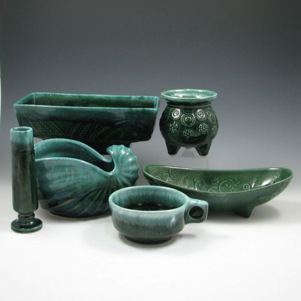 Three (3) Hull Bowls 2 Planters &
