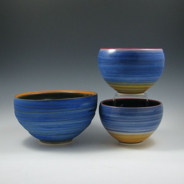 Three (3) Hunt Prothro Porcelain