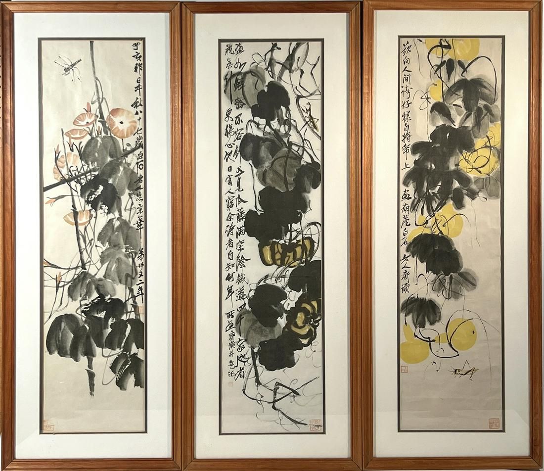 THREE (3) QI BAISHI CHINESE