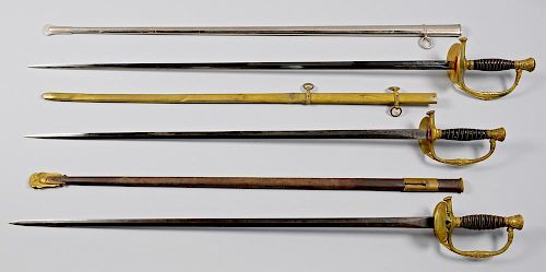 THREE (3) SWORDS, 1 FRENCH AND 2