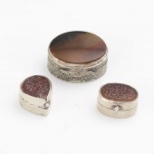 THREE 800 SILVER BOXES  One st