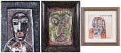 THREE ABSTRACT PORTRAITSThree