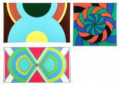 THREE ABSTRACTS BY BEVLYN SIMS