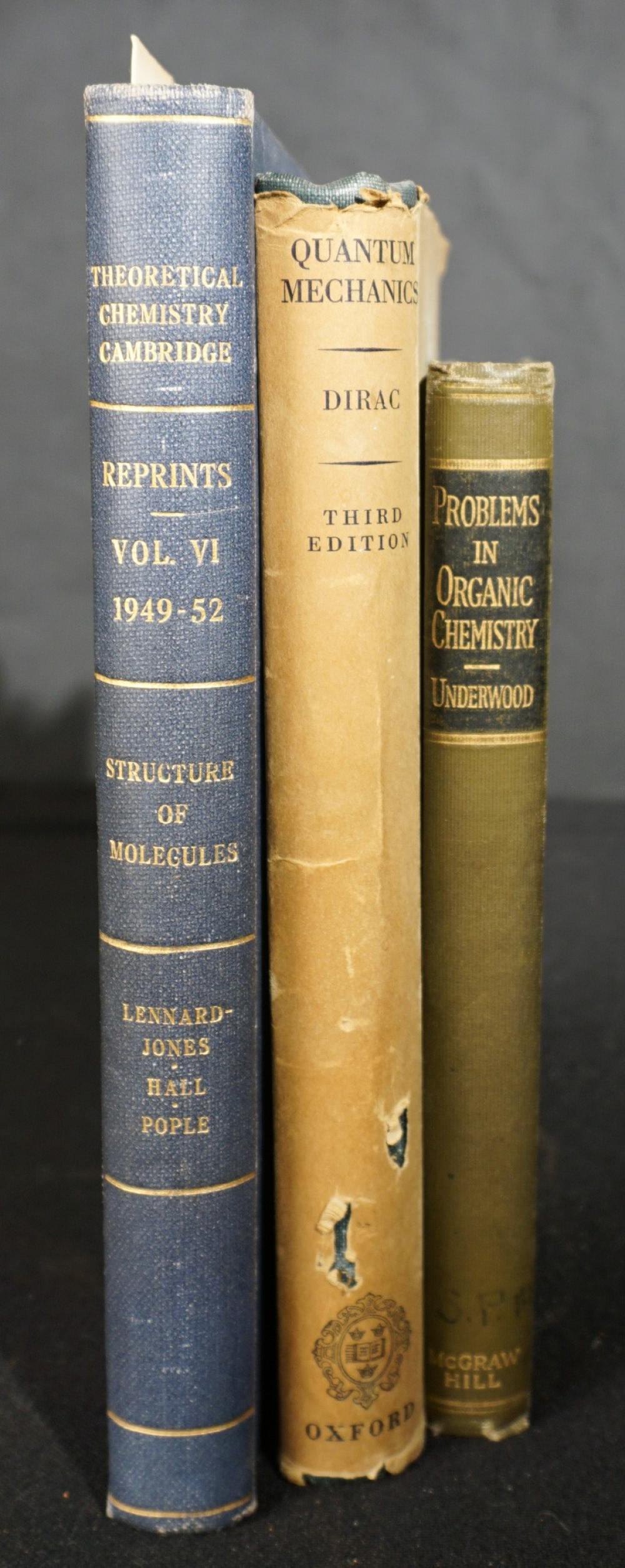 THREE ACADEMIC VOLUMES RELATED TO
