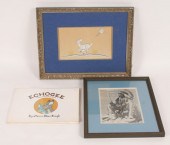 Three Acee Blue Eagle items: i
