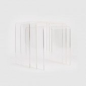 THREE ACRYLIC WATERFALL NESTIN