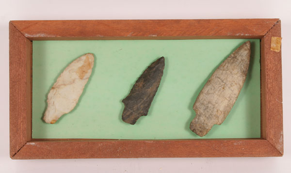 Three Adena spears from Yancey
