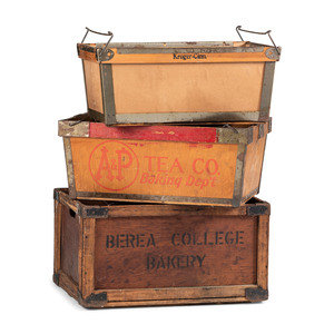Three Advertising Bins 20th Century