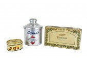 THREE ADVERTISING TINSOne deco