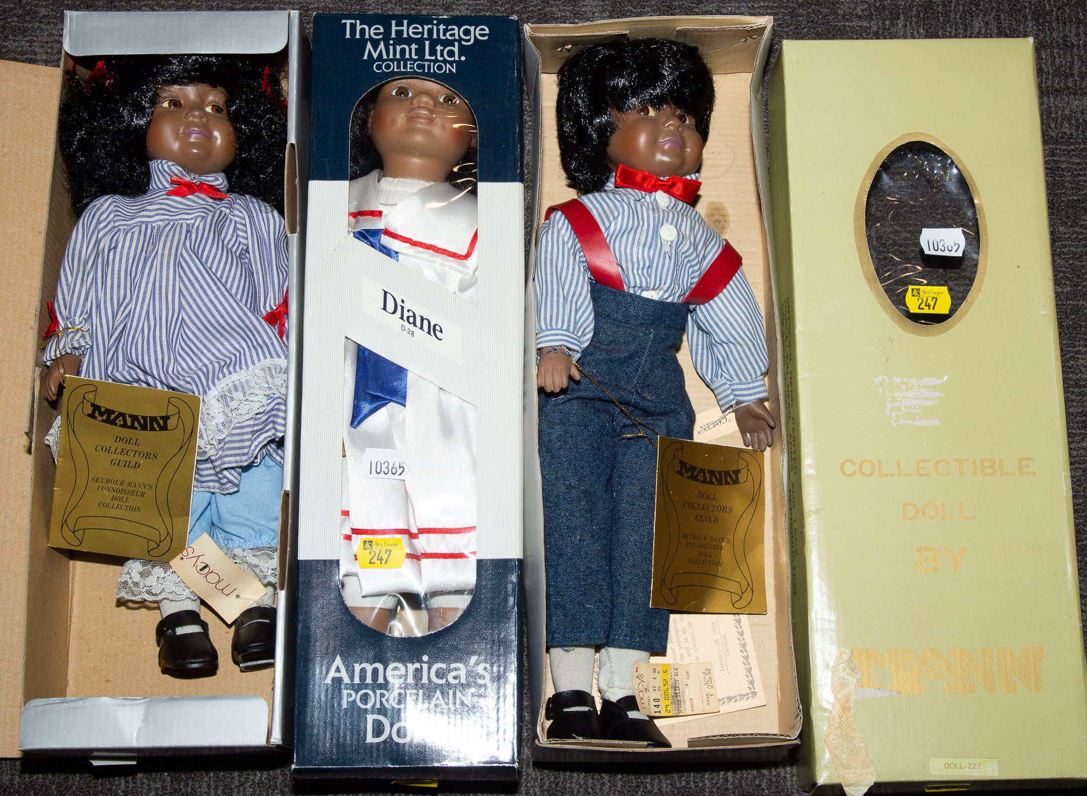 THREE AFRICAN AMERICAN COLLECTOR