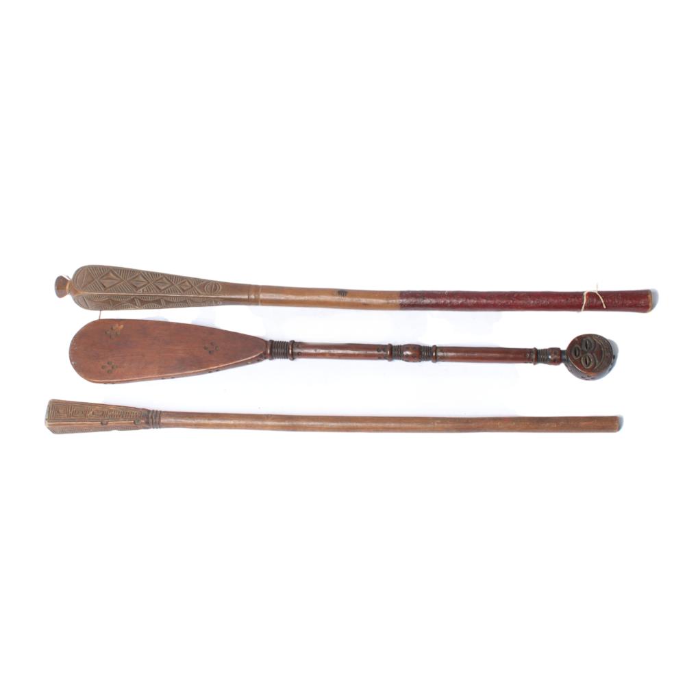 THREE AFRICAN TRIBAL CEREMONIAL
