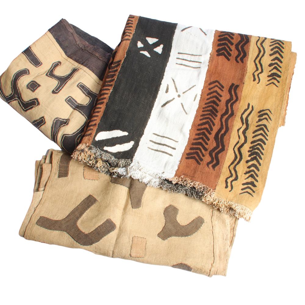 THREE AFRICAN TRIBAL TEXTILES,