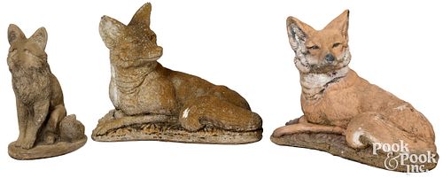 THREE AGGREGATE FOX GARDEN