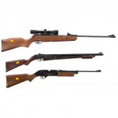 THREE AIR RIFLES Includes Cros