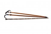 THREE ALPINE HORN, ANTLER & WO