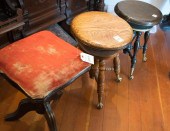 THREE AMERICAN ANTIQUE PIANO S