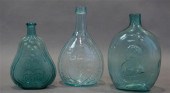 THREE AMERICAN AQUA BLUE MOLDE