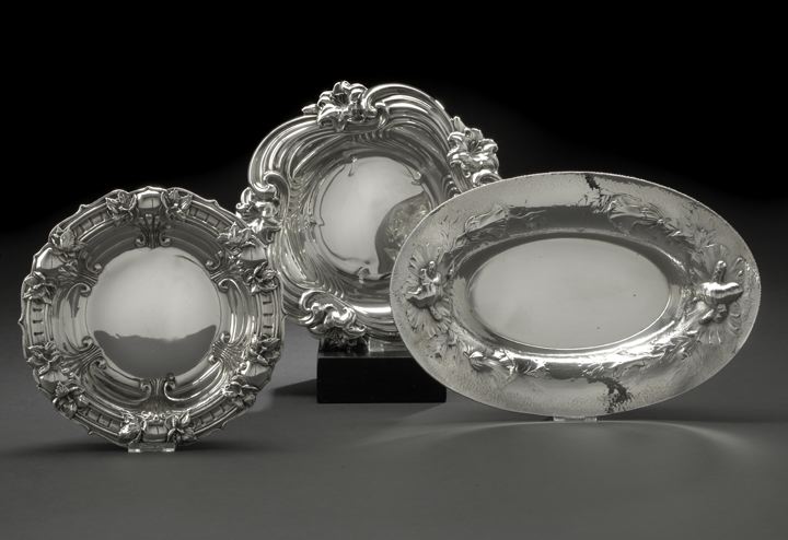 Three American Art Nouveau Sterling