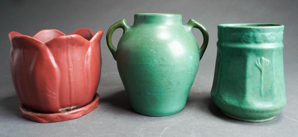 THREE AMERICAN ARTS AND CRAFTS