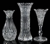 THREE AMERICAN BRILLIANT CUT G