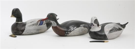 Three American Carved and