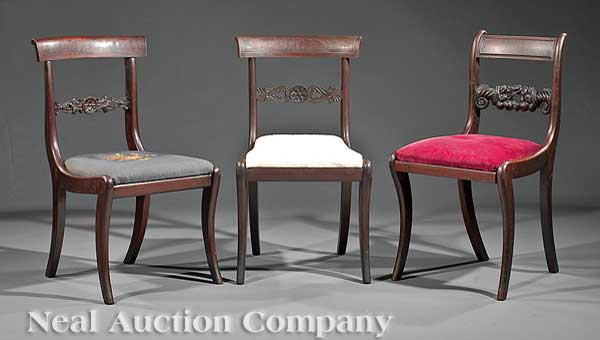 Three American Classical Carved