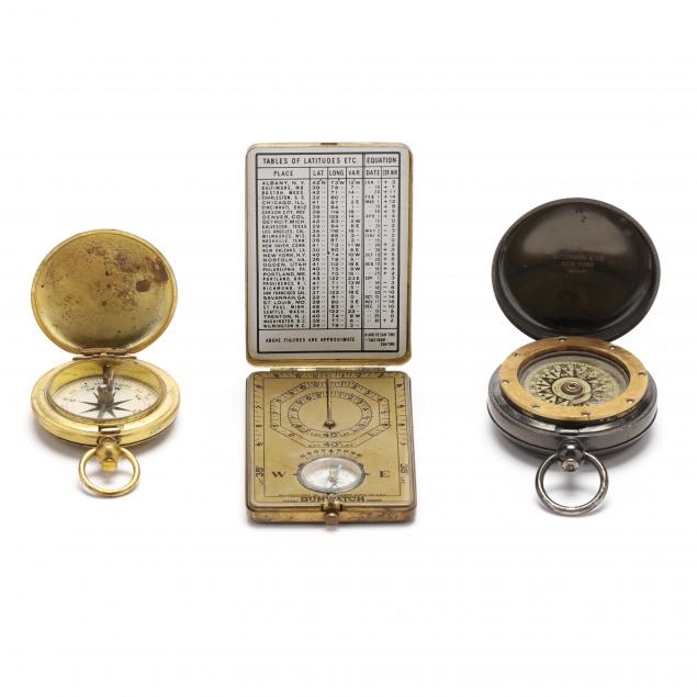 THREE AMERICAN COMPASSES 20th