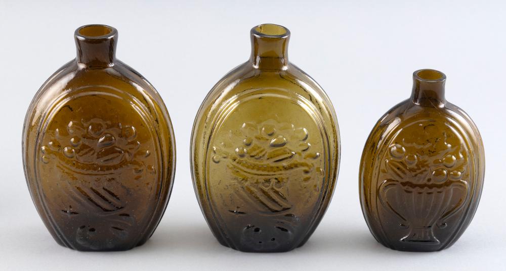 THREE AMERICAN HISTORICAL GLASS