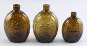 THREE AMERICAN HISTORICAL GLAS