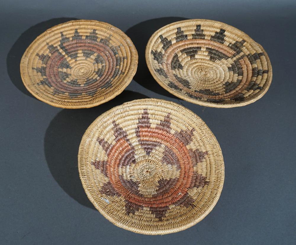 THREE AMERICAN INDIAN AND