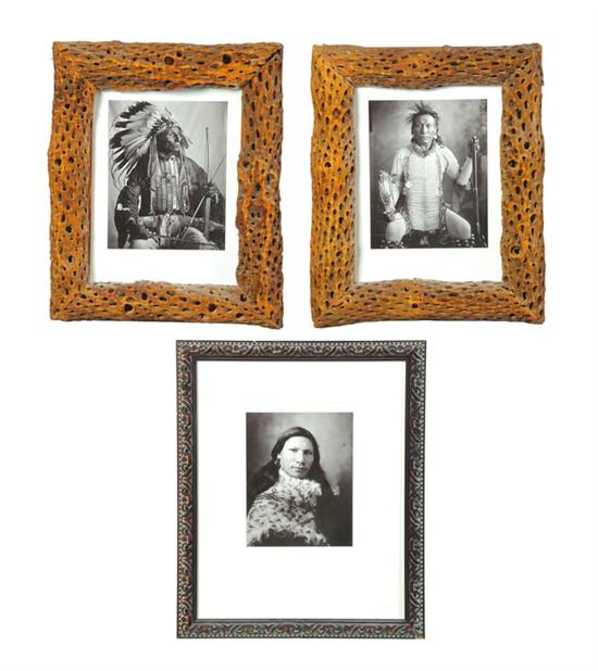 THREE AMERICAN INDIAN PHOTOGRAPHS