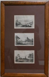 THREE AMERICAN LANDSCAPES ETCH