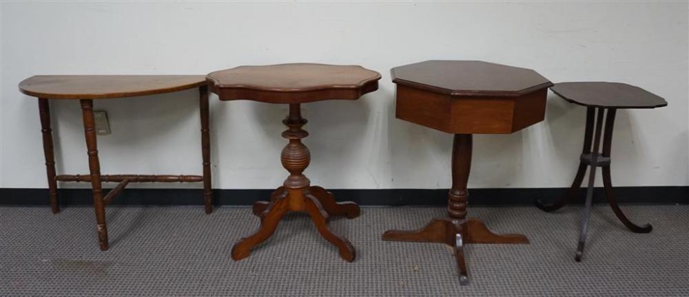 THREE AMERICAN MAHOGANY AND