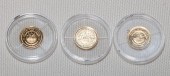 THREE AMERICAN MINT MINI GOLD