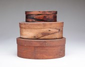THREE AMERICAN OVAL BENTWOOD B