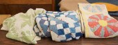 THREE AMERICAN PATCH QUILTSThr