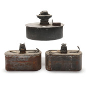 THREE AMERICAN RAILROAD LANTER