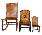 THREE AMERICAN ROCKING CHAIRS1