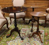 THREE AMERICAN ROUND TILT-TOP