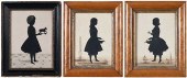 THREE AMERICAN SCHOOL SILHOUET