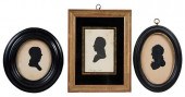 THREE AMERICAN SCHOOL SILHOUET