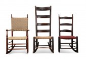 THREE AMERICAN SHAKER STYLE RO