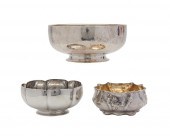THREE AMERICAN SILVER BOWLS, V